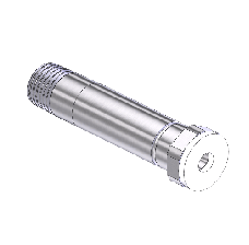 Threaded Inlet Nipple, CGA 320, 1/4NPTM, 2.5"
