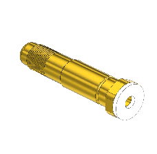 Western #CO-7 - Nipple, CGA 320, 1/2-27UNS, 2.5"LNG.