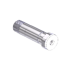 Threaded Inlet Nipple, Western #SS-333, CGA 320  330, 1/4'' NPTM, 2"