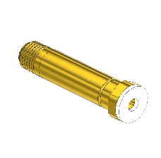 Threaded Inlet Nipple, Western #333-AS, CGA 330, 1/4'' NPTM, 2.5"