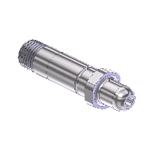 Nipple, 2.5" CGA 350 NIPPLE for Installed Filter