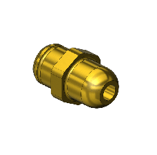 Western #63-M1 - Nipple, CGA 540/ CGA 555. 1/4"RECESS