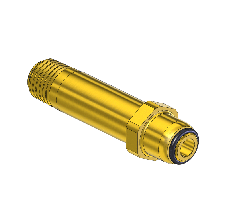 CGA 540 NP W/O-RING X 2.5" LG