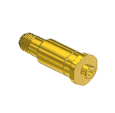 Western #603-ASF - Nipple, CGA 660, 1/4 NPTM, 2.5" LNG.