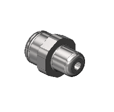 Western #SS-60M1 - Nipple, CGA 677, 1/4" RECESS
