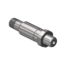 Nipple, CGA 677, 1/4 NPTM, 3" LNG