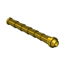 Western #C-17 - Nipple, C-SIZE, 4-9/16"LNG, 1/2"ID