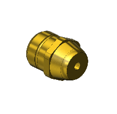 Western #300-3M1 - Nipple, CGA 520, 1/4" RECESS