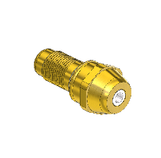 Nipple, CGA 520, 1/2-27 UNS, 1.75"LNG.
