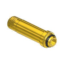 Nipple, B-SIZE, 1/8NPTM, 1.5"LNG