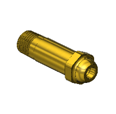 Western #C-88 - Nipple, C-SIZE, 1/4NPTM, 2"LNG