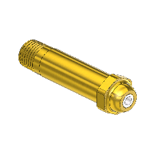 Nipple for Installed Filter, C-SIZE, 1/4NPTM, 2.5"LNG