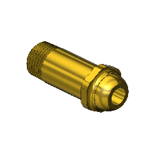 Western #D-20 -  Nipple, D-SIZE, 1/2NPTM, 2.5"LNG