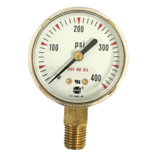 RegO 2" Gauge, 0-400 PSIG