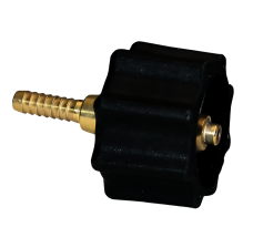 1-5/16" F. Acme x 1/4" HB, Black Handle