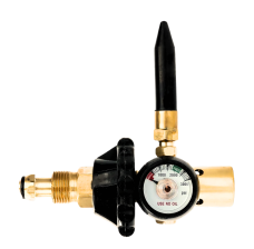 Latex Balloon Inflator + Hand Tight Connection + Contents Gauge + Quick Tie Needle 