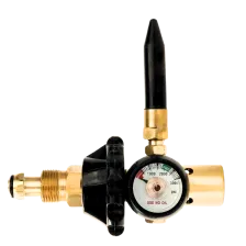 Latex Balloon Inflator + Hand Tight Connection + Contents Gauge