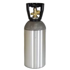 Industrial Gas Cylinder + CGA 580 Valve Inserted, 33.7 Cubic Ft