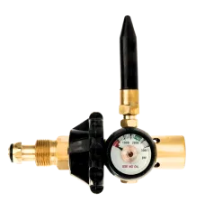 Latex Balloon Inflator + Hand Tight Connection + Contents Gauge