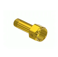 Brass CGA 580 Outlet Adapter - Argon, Helium, Nitrogen