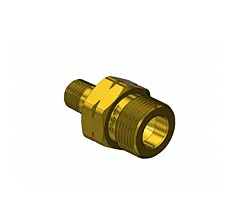 Brass CGA 677 Outlet Adapter - Argon, Helium, Nitrogen