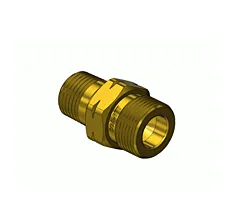 Brass CGA 677 Outlet Adapter - Argon, Helium, Nitrogen