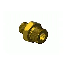 Brass CGA 701 Outlet Adapter - Oxygen