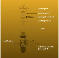Sherwood Chlorine Outlet Cap