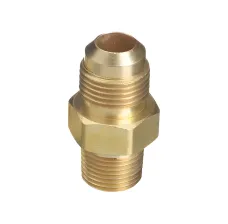 Flare Tubing Adapter for Refrigerants, CGA 165, Male, 1/4" Flare x 1/8" MNPT