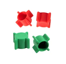 EZ-OX Threaded Cap - 100 Pack - Red