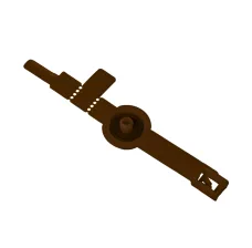 Brown Wrap & Lock Tamper-Evident Seal - 100 Pack