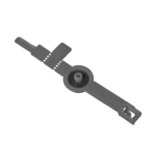 Gray Wrap & Lock Tamper-Evident Seal - 100 Pack