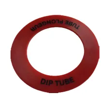 Dip Tube 3/4'' Red Pad Printed Ring 