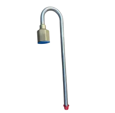 RegO Candy Cane Riser Tube & Assembly, SS, Brass Fitting, 1/4" FNPT, .375"