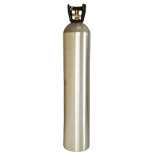 Industrial Gas Cylinder + Valve + Carry Handle, 122 Cubic Ft