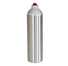 Industrial Gas Cylinder, No Valve Inserted, 6.0 Cubic Ft