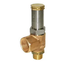 RegO Pressure Relief Valve, Angle, ASME 3/4" x 1" 125 PSI