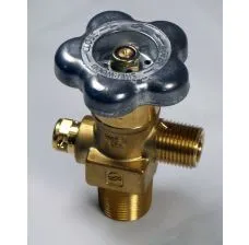 BREATHING AIR CYLINDER VALVE - CGA 347, CHROME PLATED, OVERSIZE THREAD - GVHMA34761-65-24