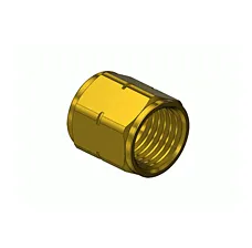 CGA 21 "A" Size Brass Hose Nut for Fuel Gas