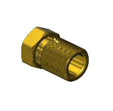 Brass CGA 347 Outlet Adapter, Air