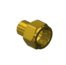 Outlet Adapter - CGA 702, Air, Brass