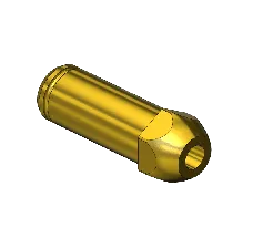 CGA 296, Nipple, 5/16"RECESS