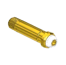 Western #616-3 - Soft Tip Nipple, CGA 300, 1/4NPTM, 2.5"LNG