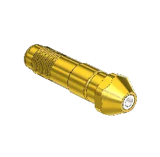 Western #16-4sf - Nipple, CGA 300, 1/2-27uns, 2.25"lng.