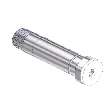 Threaded Inlet Nipple, CGA 320, 1/4NPTM, 2.5"