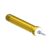 Nipple - Residual Pressure, CGA320, SS PIN