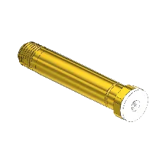 Nipple for Installed Filter, CGA 320, 1/4NPTM, 3"LNG.
