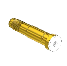 Western #co-7sf - Nipple, CGA 320, 1/2-27uns, 2.5"lng.