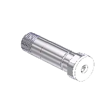 Threaded Inlet Nipple, Western #SS-333, CGA 320  330, 1/4'' NPTM, 2"