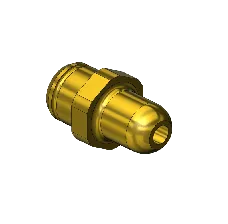 Western #83-M3 - Countersunk Nipple, CGA 350, 3/8"RECESS
